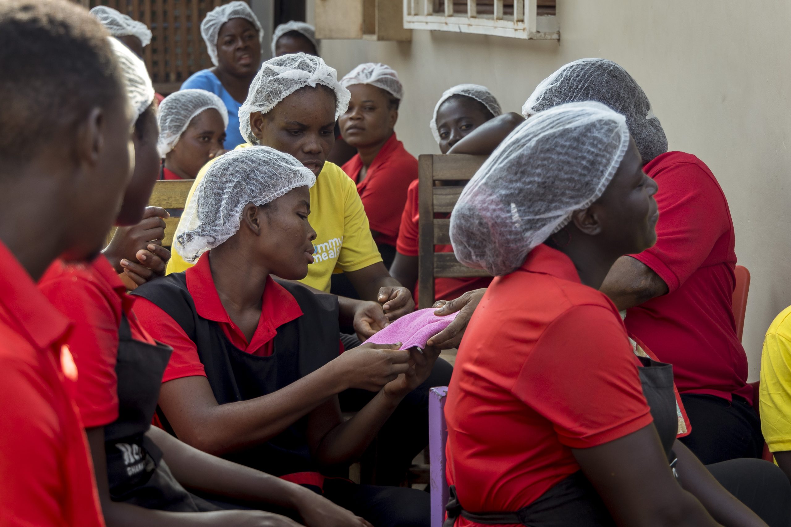 Donation of eco-friendly menstrual products – Nyaniba, Accra